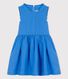 Robe sans manche en lin enfant fille