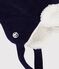 Fluwelen chapka met voering van sherpa voor baby's SOIR