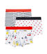 Trio van boxershorts jongens