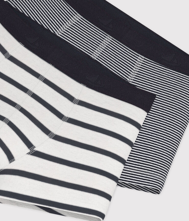 Lot de 2 boxers ray&eacute;s gar&ccedil;on multicouleur