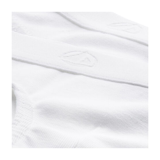 Duo de slips garçon blanc .