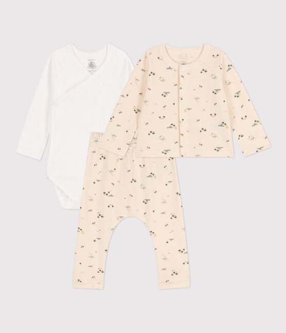 Set met print van katoen voor baby's wit AVALANCHE/ MULTICO