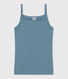 Chemise à bretelles L'ICONIQUE en coton Femme