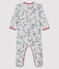 Slaap lekker baby met zijopening. wit/multicouleur