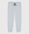 Molton joggingbroek voor jongens grijs POUSSIERE CHINE