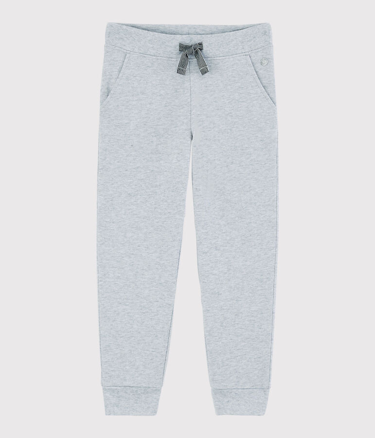 Pantalon de jogging en molleton enfant gar&ccedil;on gris