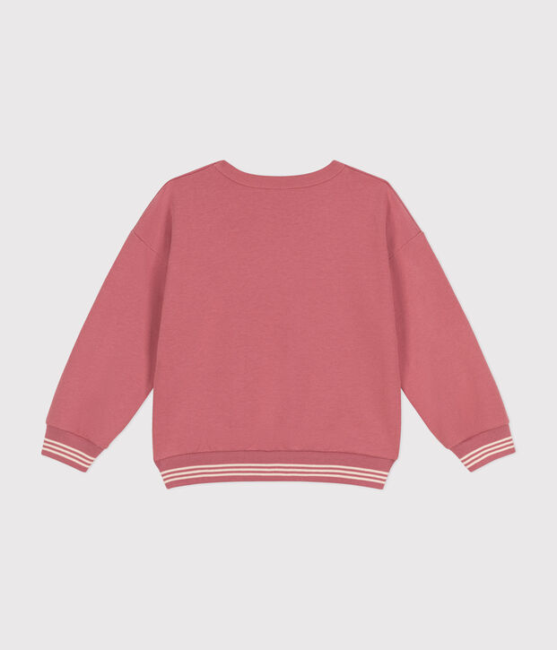 Sweatshirt en molleton enfant fille / gar&ccedil;on rose