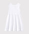 Robe de cérémonie fille blanc ECUME