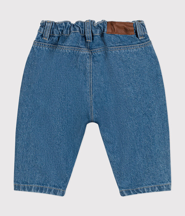 Denim babybroek blauw