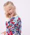 Katoenen sweatshirt met bloemetjesprint voor kinderen wit MARSHMALLOW/wit MULTICO