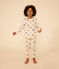 Katoenen pyjama met hartmotief voor kinderen wit AVALANCHE/ MULTICO