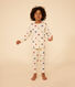 Katoenen pyjama met hartmotief voor kinderen