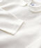Katoenen meisjes t-shirt met lange mouwen wit MARSHMALLOW