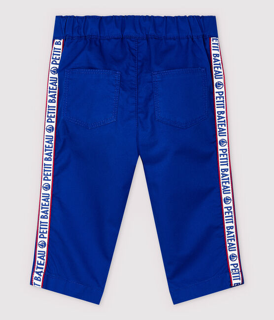 Pantalon en serge craquante bébé garçon bleu SURF