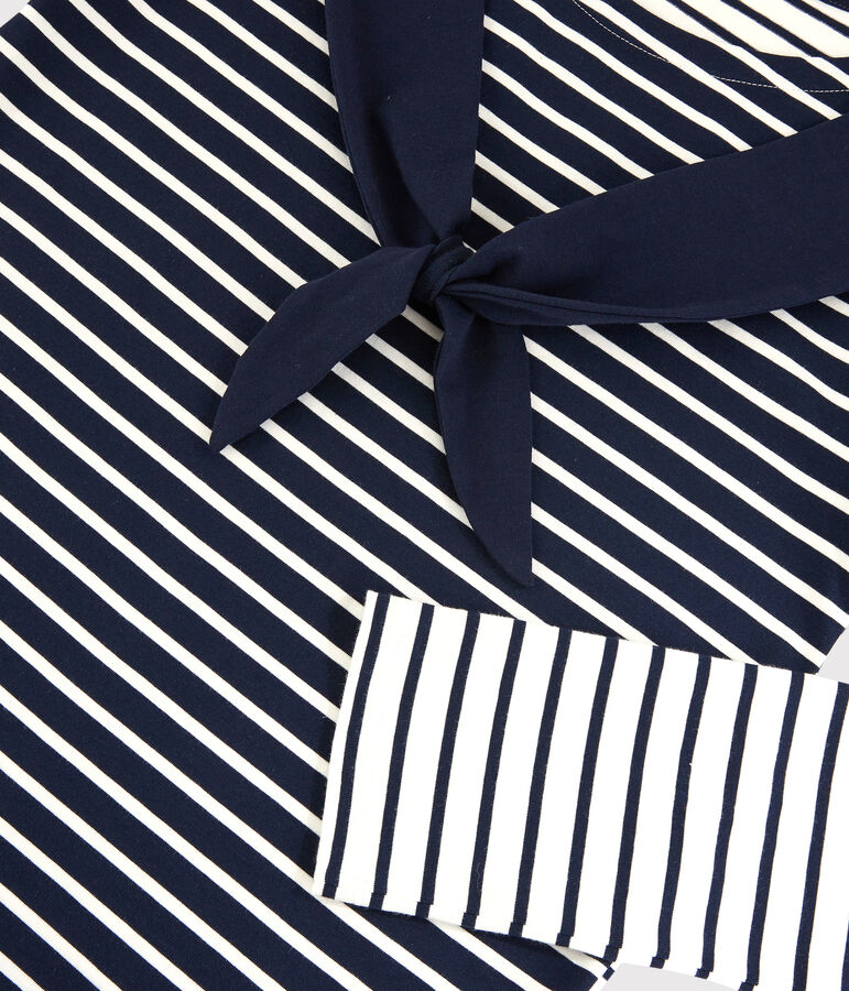 Lichte marini&egrave;re Dames wit/blauw