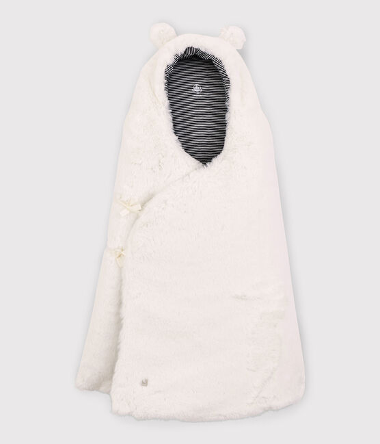 Nid d'ange bébé en sherpa blanc MARSHMALLOW