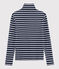 Iconische ondertrui Dames blauw SMOKING/wit MARSHMALLOW