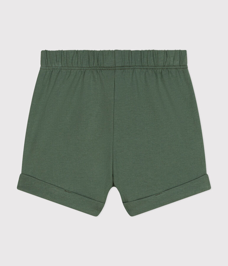 Babyshort van lichte jersey groen