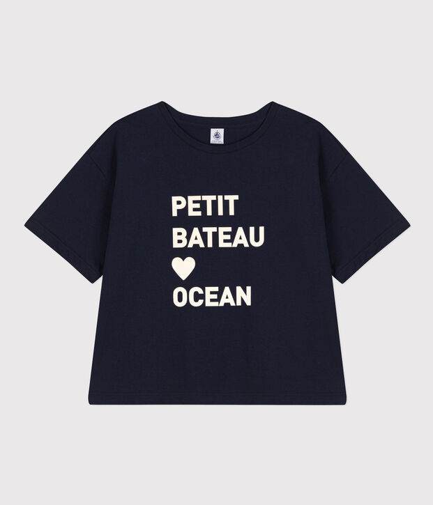 LE BOXY, wijd katoenen T-shirt voor dames SMOKING