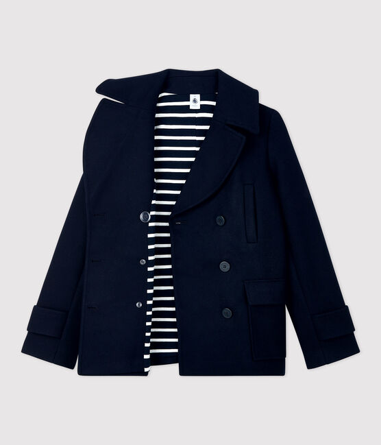 Wollen Dames caban blauw SMOKING