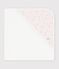 Carr&eacute; de bain b&eacute;b&eacute; en coton rose/multicouleur