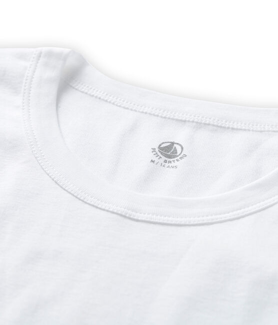 Iconisch T-shirt met lange mouwen mannen wit ECUME
