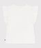 Katoenen T-shirt met korte mouwen voor kinderen wit