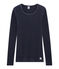 Warm damesshirt blauw SMOKING