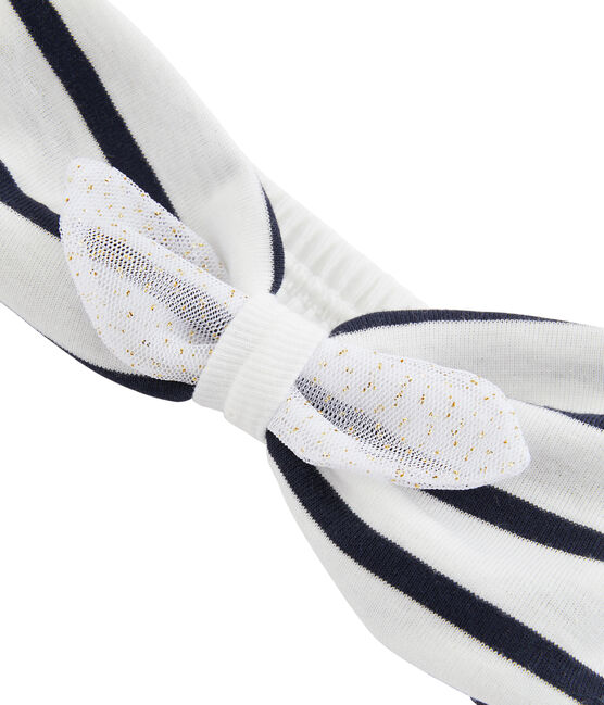 Bandeau bébé fille blanc MARSHMALLOW/blanc MULTICO