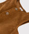Combinaison en velours bébé marron CUIVRE