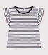 Teeshirt enfant en coton manches courtes à rayures