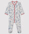 Slaap lekker baby met zijopening. wit/multicouleur