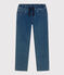 Broek in denim voor jongens, regular fit blauw BLEU DELAVE
