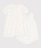 Lot de 2 combinaisons courtes fleurs en coton bébé variante 1