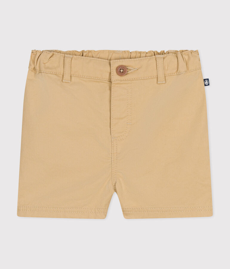 Babyshort in lichte keperstof beige