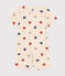 Pyjama short imprimé cœur en coton enfant blanc AVALANCHE/ MULTICO