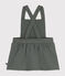Robe sans manche en tubique matelassé bébé vert THUYA