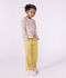 Katoenen kindercardigan met bloemenprint wit/multicouleur