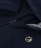 Sweatshirt in fleece voor baby's blauw SMOKING