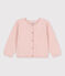 Vest voor meisjes in katoen roze SALINE