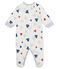 Dors bien bébé garçon en tubique blanc MARSHMALLOW/blanc MULTICO