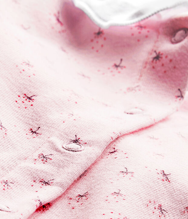 Slaappakje en geboortemutsje voor babymeisjes roze/multicouleur