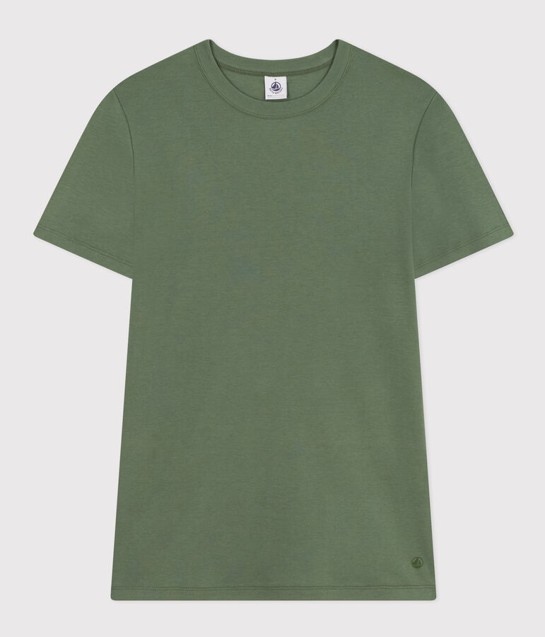 Tee-shirt L'ICONIQUE col rond en coton Femme vert
