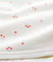 Drap de maternité bébé en coton biologique blanc MARSHMALLOW/blanc MULTICO