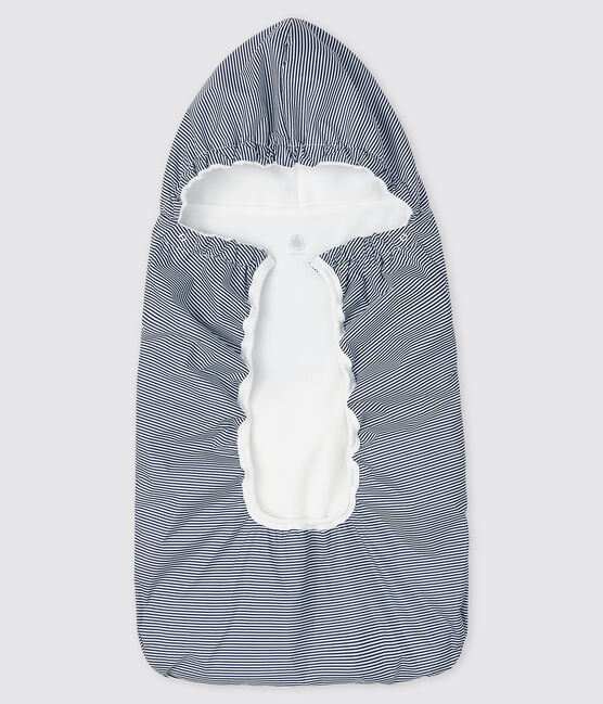 Protege Porte Bebe A Rayures Smoking Marshmallow Petit Bateau Protege Porte Bebe A Rayures Smoking Marshmallow Petit Bateau