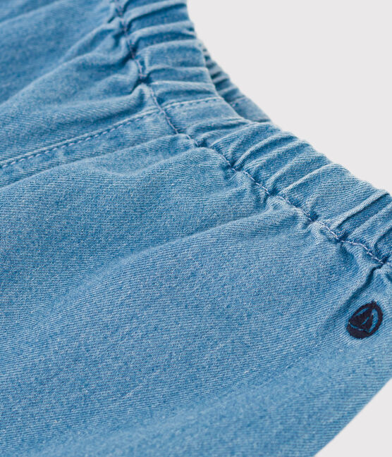 Babybroek van lichte, biologische denim blauw DENIM CLAIR