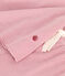 Katoenen korte damespyjama met strepen roze ROSEWOOD/ MARSHMALLOW