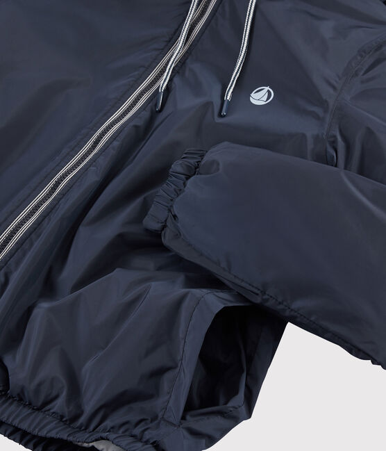 Warme windbreker Dames/Heren blauw SMOKING