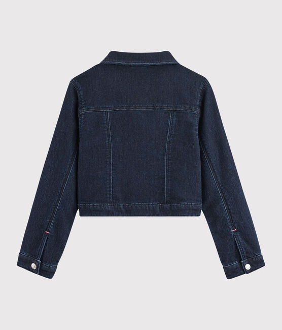 Denim jasje meisjes kinderen blauw DENIM BLEU FONCE