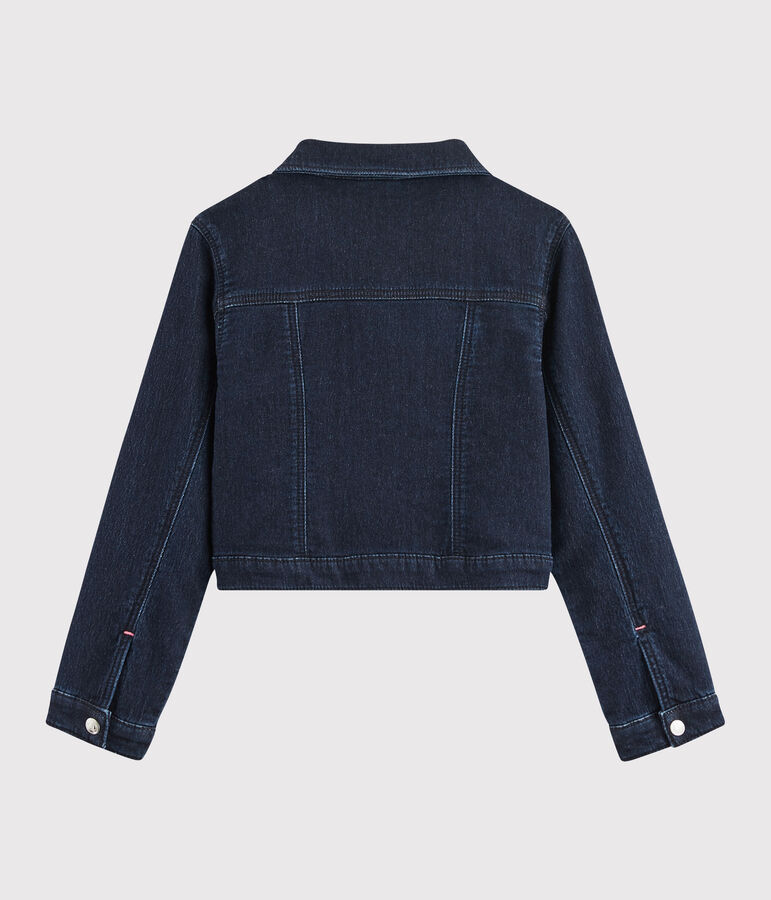 Veste en denim enfant fille bleu